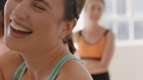 dance-class-beautiful-caucasian-woman-smiling-resting-after-workout-practicing-choreography-moves-having-fun-in-fitness-studio