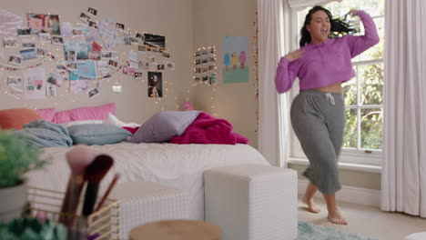 happy-overweight-teenage-girl-dancing-in-bedroom-having-fun-dance-celebrating-weekend-feeling-positive-wearing-pajamas-at-home