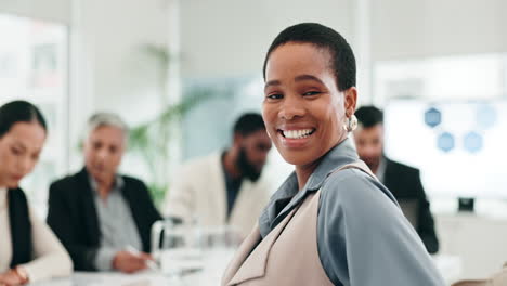 Office,-meeting-and-face-of-business-black-woman