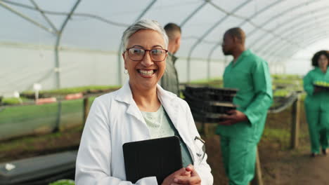 Scientist,-woman-and-greenhouse-management