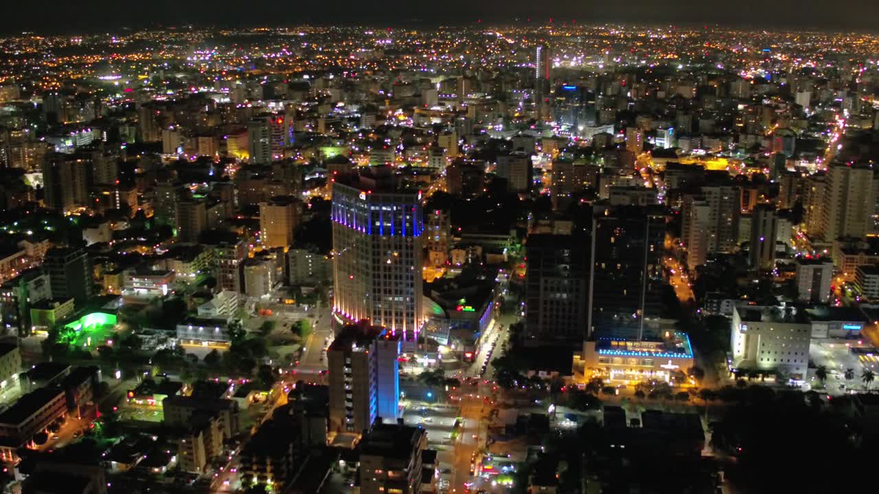 Drone Flight In Santo Domingo Dominican Republic With A View Of The Buildings Free Stock Video Footage Download Clips