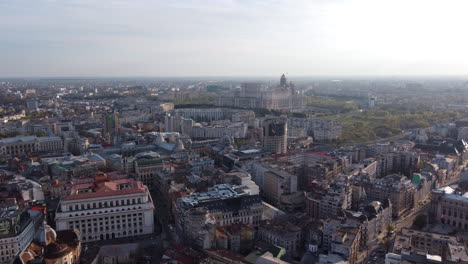 Palast-Des-Parlaments-Bundesgebäude-In-Der-Stadt-Bukarest-Antenne