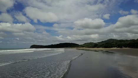 drone-aerial-video-in-nicaragua-beach,-san-juan-del-sur,-nicaraguense