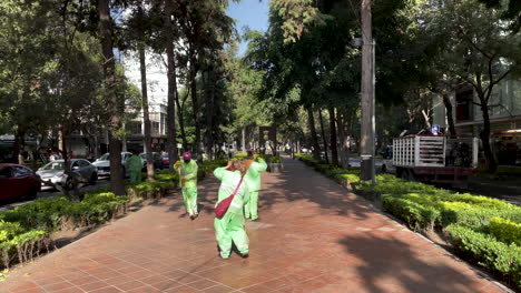 shot-of-cleaning-staff-from-mexico-city-doing-their-work