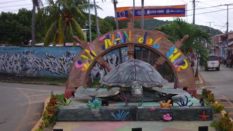 san-juan-del-sur-entrance,-colonial-architecture,-san-juan-del-sur-nicaragua,-,-village-nicaraguanse,-coastal,-poverty,-managua,-rivas