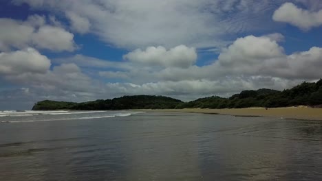 Drohnen-Luftvideo-Am-Strand-Von-Nicaragua,-San-Juan-Del-Sur,-Rivas-Managua