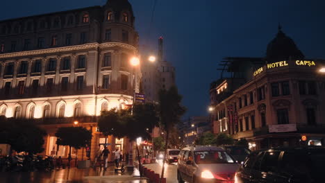 Victory-avenue-time-lapse-,-Bucharest-Romania