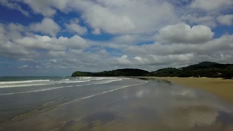 drone-aerial-video-in-nicaragua-beach,-san-juan-del-sur,-coast