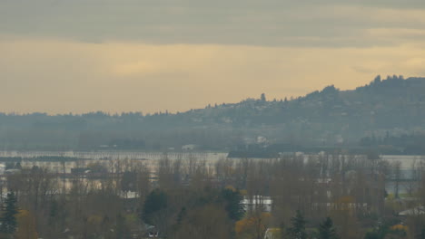 Devastating-Flood-and-smoke-from-the-fire-in-the-city-and-farmland-after-the-storm