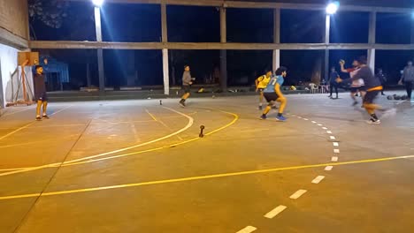 Jóvenes-Jugando-Balonmano.