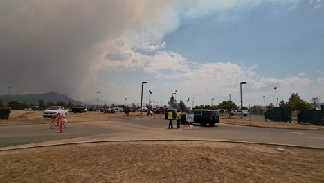 Fairview-Wildfire,-Hemet,-Kalifornien-Usa