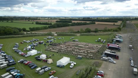 Una-Gran-Subasta-De-Cerveza-De-Oveja-En-Wombleton-Cerca-De-Los-Páramos-De-North-York-En-Inglaterra