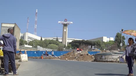 Street-Shots-of-Addis-Ababa,-Ethiopia