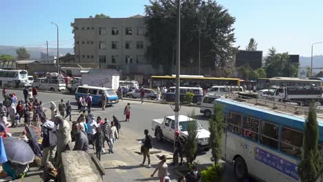 Street-Shots-of-Addis-Ababa,-Ethiopia