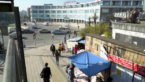 Street-Shots-of-Addis-Ababa,-Ethiopia