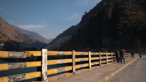 Slo-Mo-Car-Window-View-Outside-of-Mountains-Himachal-in-India-cinematic