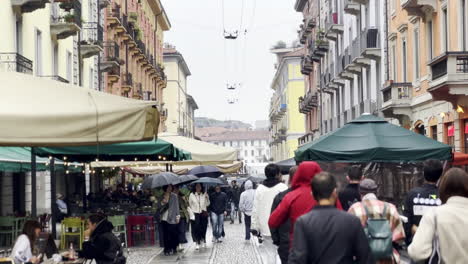 Ciudad-De-Milán-En-Italia-Con-Lluvia-Y-Mal-Tiempo-En-Invierno-Frío-Y-Húmedo