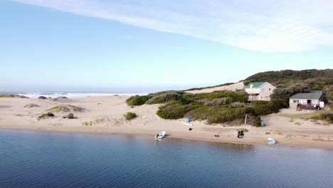 Pan-Of-Klienemonde-Rivermündung-Im-östlichen-Kap,-Südafrika