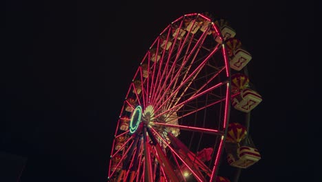 Looking-up-at-the-colorful-ferris-wheel-in-Brasilia