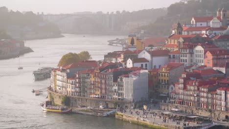 Panoramaansicht-Details-Porto-Portugal