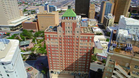 Plaza-Hotel-Pioneer-Park-Famous-Historic-Hotel-Landmark-in-Downtown-El-Paso-Texas