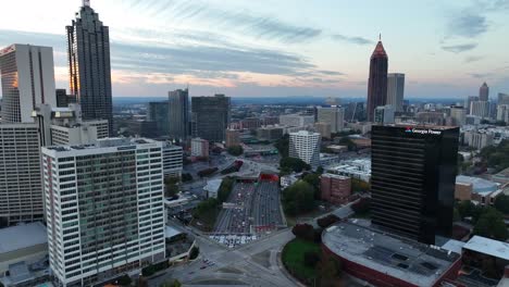 Georgia-Power-Building-Auf-Der-Skyline-Von-Atlanta