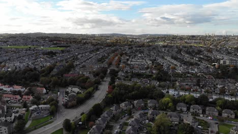 Toma-De-Drones-De-Aberdeen,-Escocia,-Reino-Unido.-08.10.22