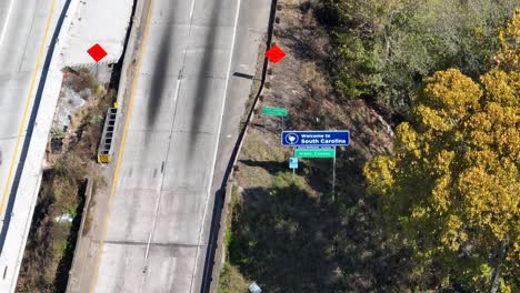 Welcome-to-South-Carolina-sign-at-Aiken-County