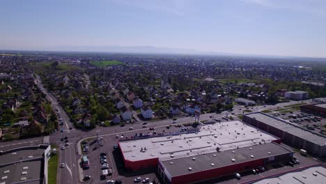 Norauto-auto-parts-shop-Aerial-overview-of-Wittenheim-Alsace-countryside