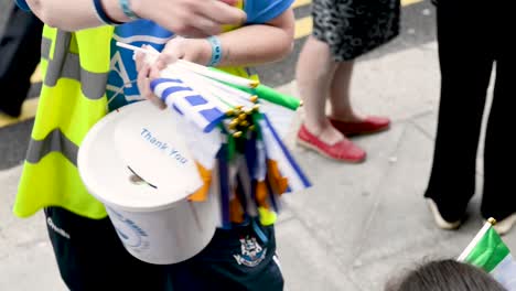 Irish-Tricolour-Flags-being-sold-in-Ireland's-Capital-City-Dublin-at-a-Right-to-Water-Demonstration