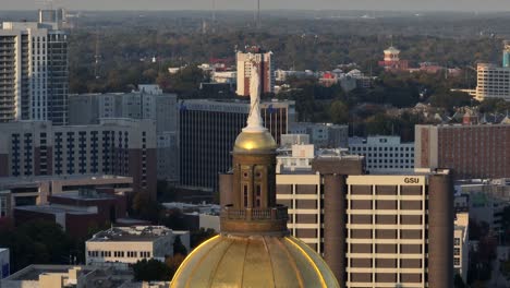 Universidad-Estatal-De-Georgia,-Gsu-Y-Cúpula-Del-Capitolio-En-Atlanta