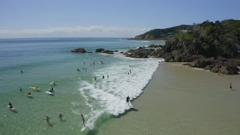 Un-Día-De-Verano-En-La-Playa-En-Australia