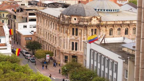 Cathedral-in-Cuenca,-Ecuador