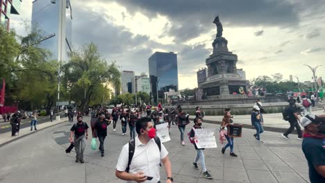 Toma-Frontal-De-La-Huelga-Estudiantil-En-La-Ciudad-De-Mexico