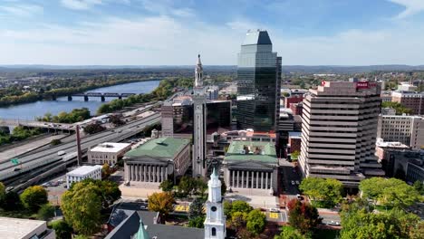 springfield-massachusetts-aerial-push-in