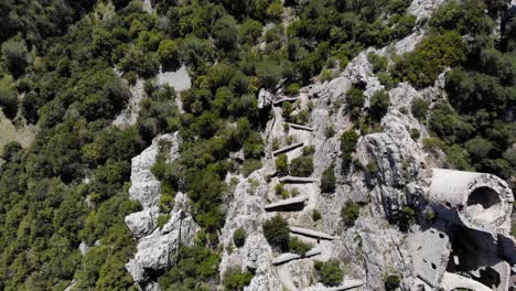 Antena:-Castillo-Cátaro-En-El-Sur-De-Francia.-Tiro-Cenital