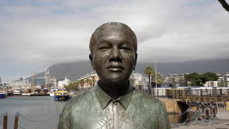 Nahaufnahme-Des-Friedenspreisträgers-Nelson-Mandela