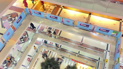 Shopping-mall-with-people-walking-inside-it