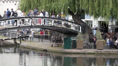 Puente-Camden-Lock-Debajo-Del-Sauce-Llorón