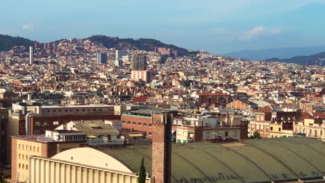 Top-view-of-Barcelona-City