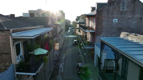 Galerías-De-Balcón-Del-Barrio-Francés-En-Nueva-Orleans