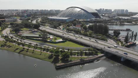 4k-Kallang-Stadium-Singapur-Drohnenaufnahme