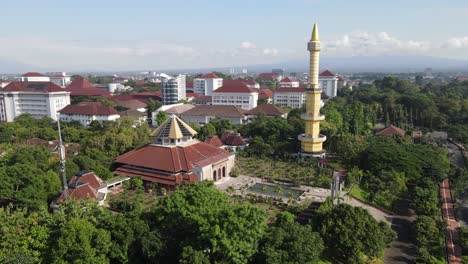 Vista-Aérea-De-La-Mezquita-De-La-Universidad-Gadjah-Mada