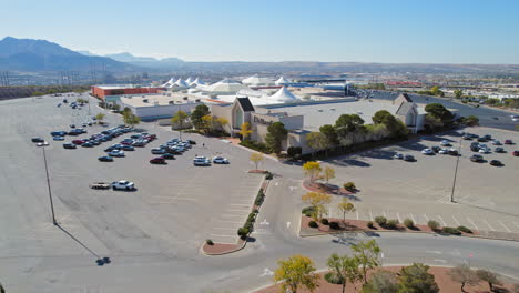 Establishing-Shot-Of-Large-Shopping-Mall-With-Dillard's-Storefront