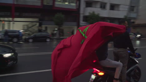 Morrocan-football-fans-on-motorbike-celebrating-victory-in-Casablanca-Morocco