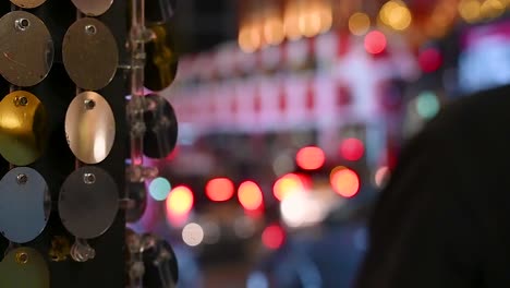 Colourful-Christmas-Lights-In-Central-London,-United-Kingdom