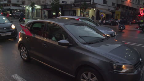 Morrocan-football-fans-in-a-car-celebrating-victory-in-Casablanca-Morocco