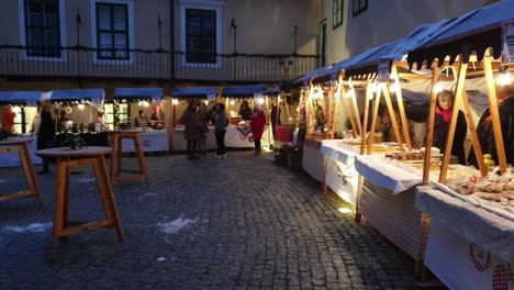 Mercado-De-Navidad-En-La-Plaza-Del-Casco-Antiguo-Con-El-árbol-De-Navidad-De-La-Ciudad