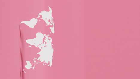 world-map-floating-on-pink-background