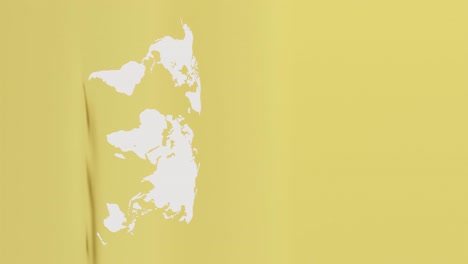 world-map-floating-on-yellow-background